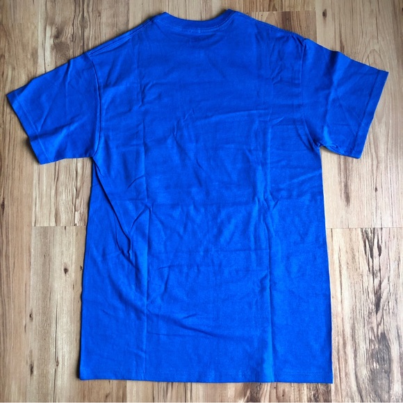 NEW DC SHOE CO Crewneck Tee Shirt Medium Blue Men’s NWOT - Picture 3 of 16